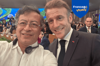 ماكرون في وضع التصوير: رئيس كولومبيا يختصر الدبلوماسية في لقطة واحدة