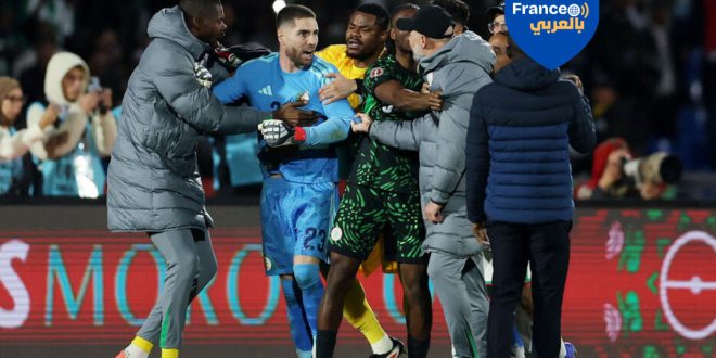 لوكا زيدان دخل في مشاحنات مع منتخب نيجيريا بعد المباراة لمحاولة التمويه على استقبال شباكه هدفين بطريقة سهلة